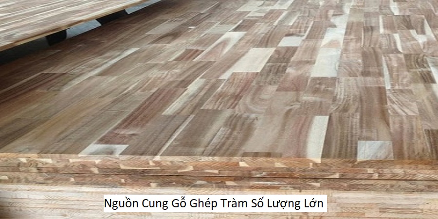 Nguồn Cung Gỗ Ghép Tràm Số Lượng Lớn